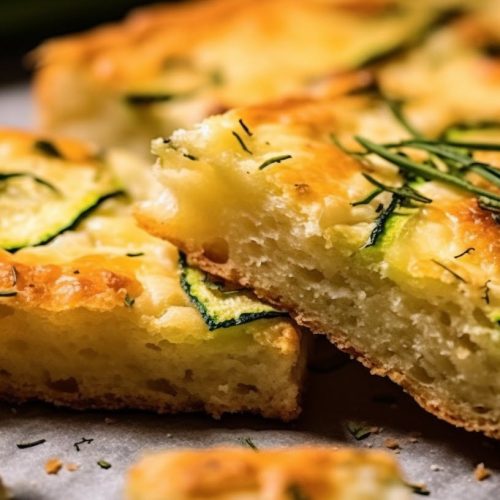 Focaccia aux courgettes