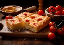 Recette de Focaccia chaude à l’épeautre avec des tomates cerises Recette de Focaccia chaude à l’épeautre avec des tomates cerises