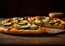 Recette de pizza végétarienne facile, courgettes rôties et fromage de chèvre Recette de pizza végétarienne facile, courgettes rôties et fromage de chèvre