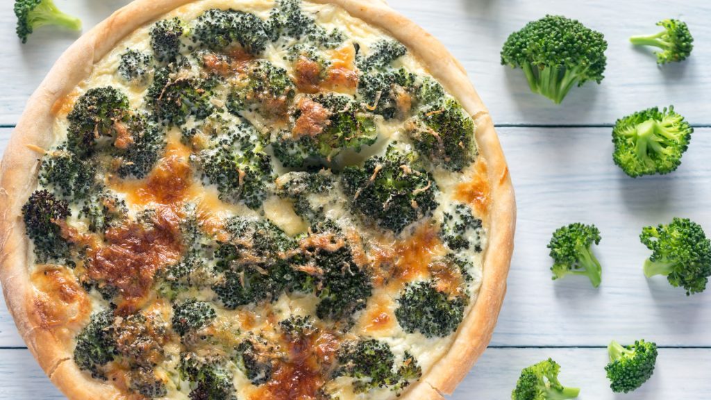 Pizza aux brocolis