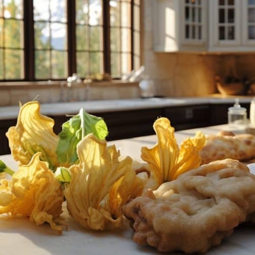 Beignets de fleurs de courgette