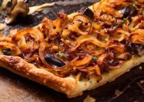 Recette de la Pizzaladière du chef Glenn Viel Recette de la Pizzaladière du chef Glenn Viel