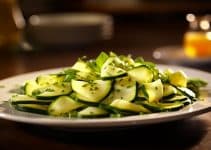 Recette de salade de courgettes Recette de salade de courgettes