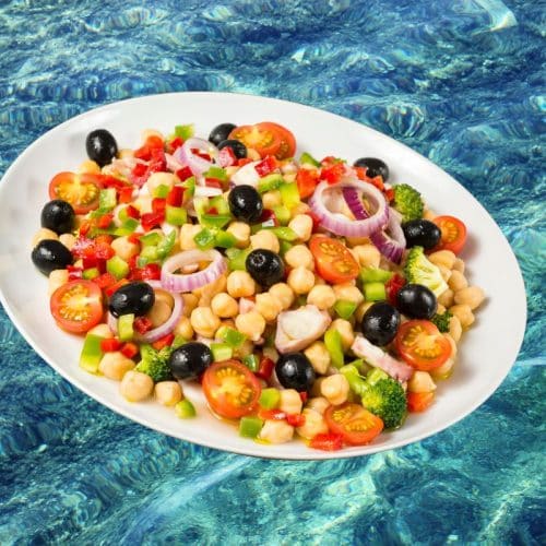 salade de pois chiche d'été